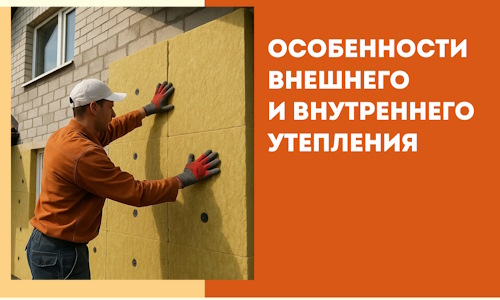 Какие особенности внешнего и внутреннего утепления в Сарапуле