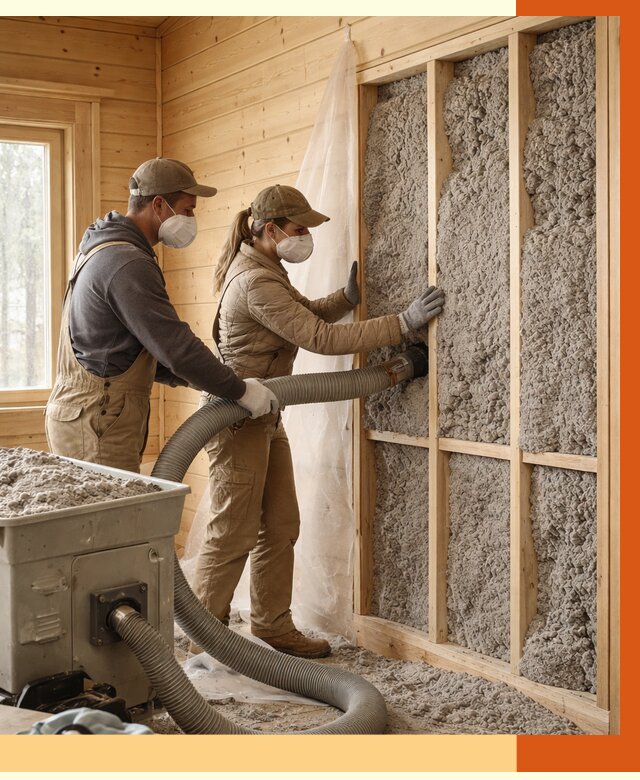 Утепление дачного дома эковатой в Сарапуле от 1497 руб./м2 — комплексно, ТепломастерСрл