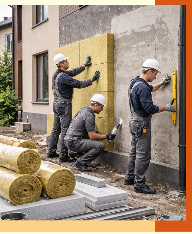 Утепление таунхауса в Сарапуле от 7433 руб/м2 — комплекс под ключ | ТепломастерСрл