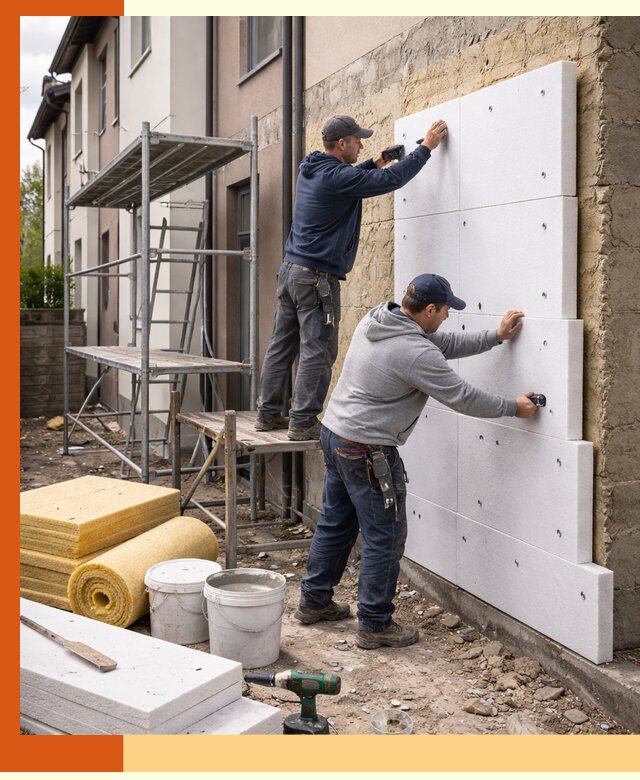 Утепление таунхауса с гарантией комфорта в Сарапуле