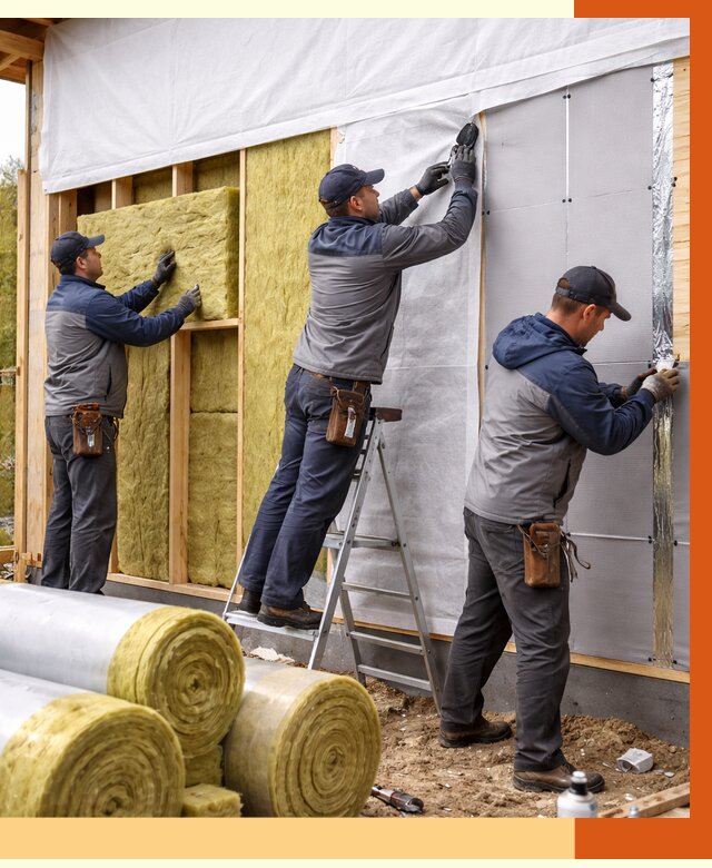 Утепление каркасного дома в Сарапуле от 4336 руб./м2 — профессионально | ТепломастерСрл