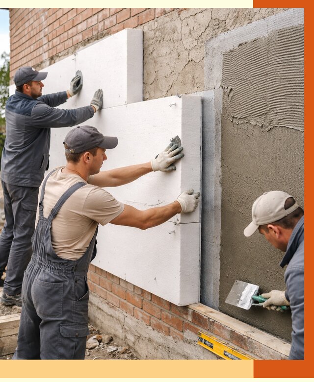 Утепление кирпичного дома в Сарапуле от 4336 руб. под ключ | ТепломастерСрл