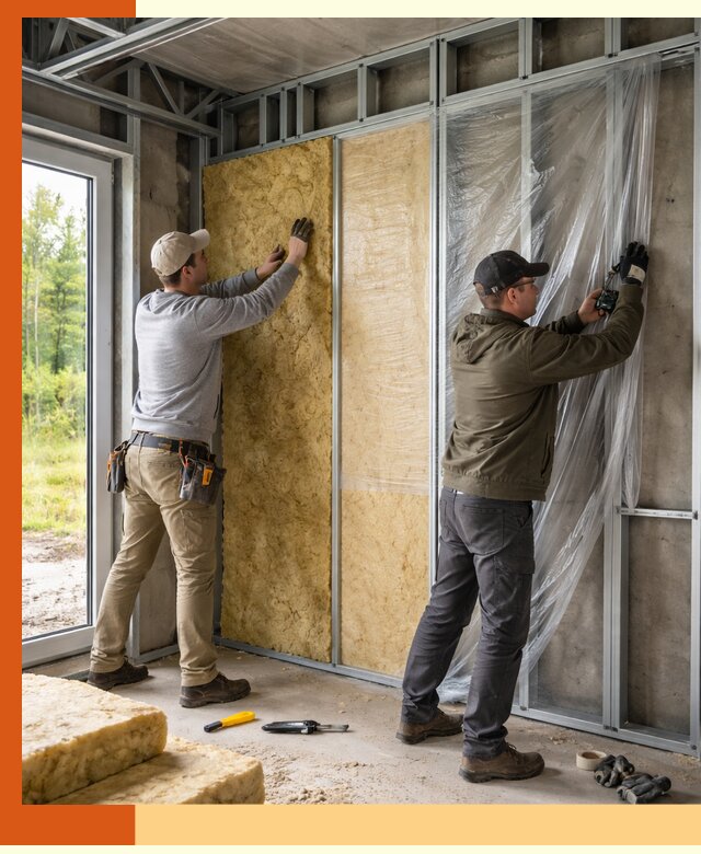 Утепление дома из ЛСТК в Сарапуле с гарантией качества и эффективности