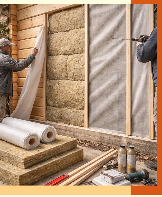 Утепление дома из минибруса в Сарапуле от 4646 руб/м2 — заказать профессионально | ТепломастерСрл