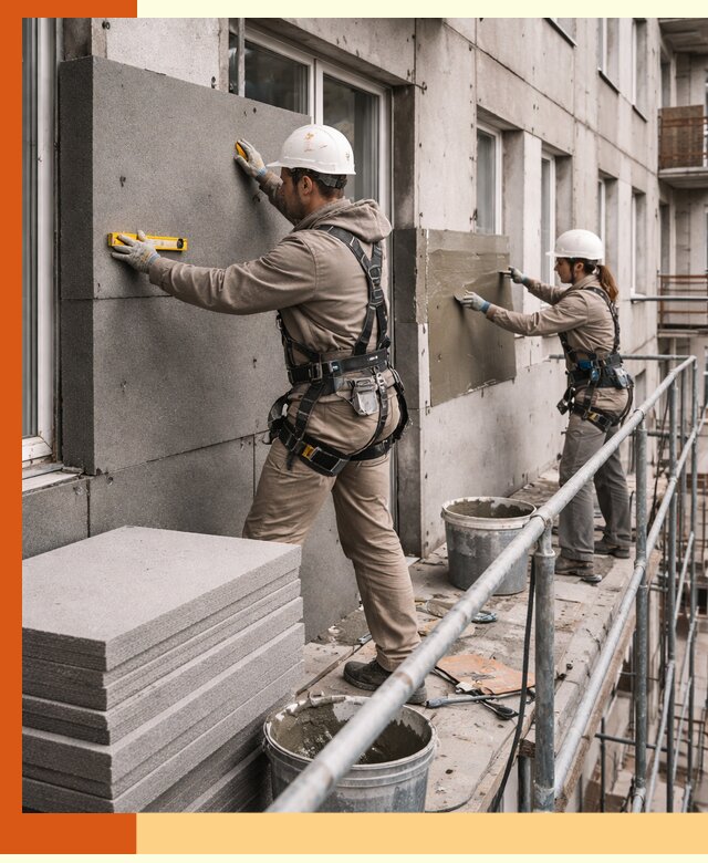 Утепление квартиры снаружи под ключ в Сарапуле