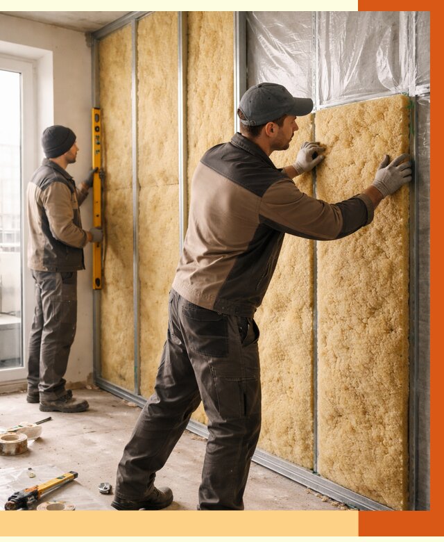 Утепление квартиры изнутри в Сарапуле от 4491 руб. за м2 | Проф. работы ТепломастерСрл