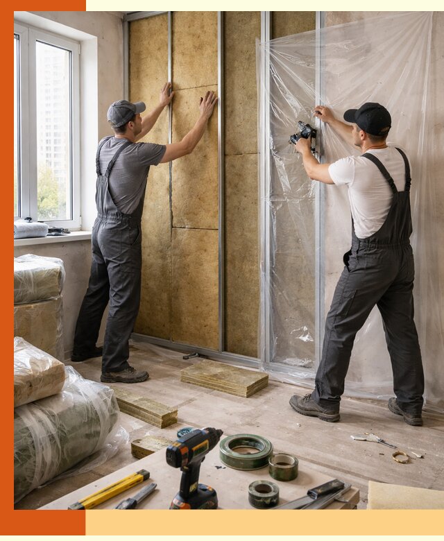 Утепление квартиры изнутри профессионально в Сарапуле