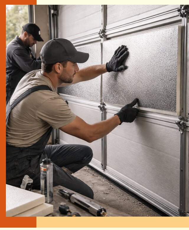 Утепление гаражных ворот в Сарапуле качественно и надежно