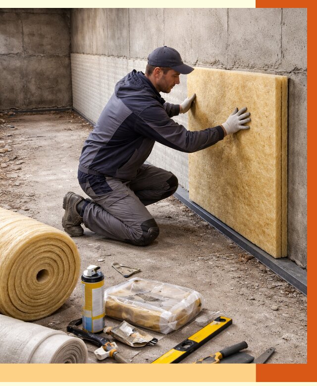 Утепление фундамента изнутри в Сарапуле от 4336 руб./м2 — работы под ключ | ТепломастерСрл