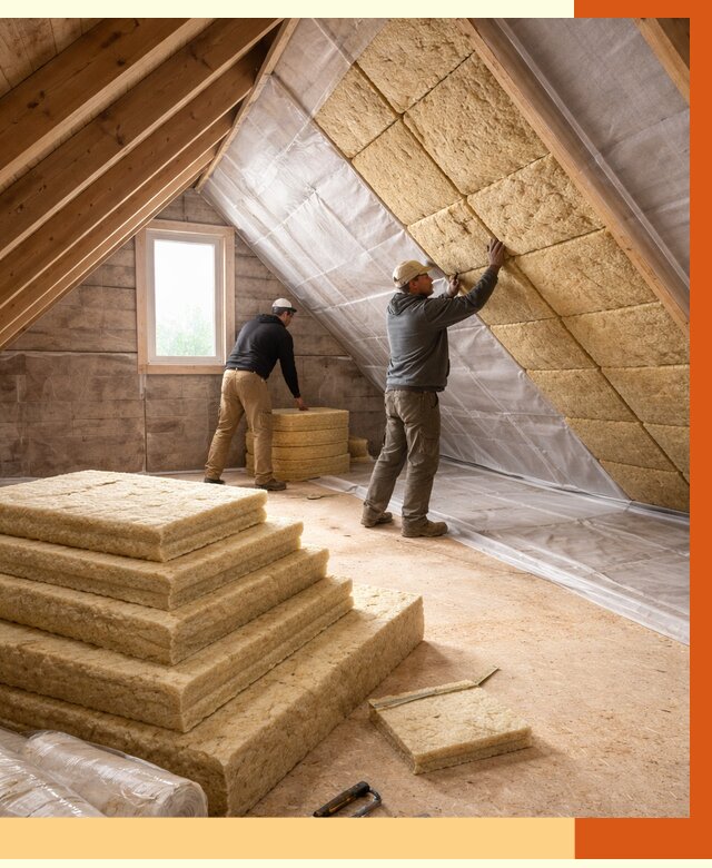 Утепление мансарды в Сарапуле от 2581 руб/м2 — комплексно и под ключ | ТепломастерСрл