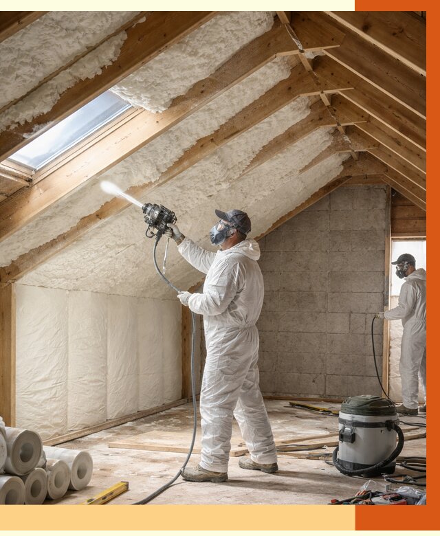 Утепление мансарды ППУ в Сарапуле от 2839 руб./м² — заказать под ключ | ТепломастерСрл