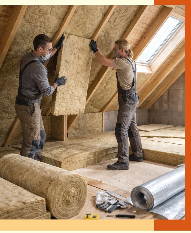 Утепление мансарды минватой в Сарапуле от 4336 руб./м2 — монтаж и пароизоляция | ТепломастерСрл