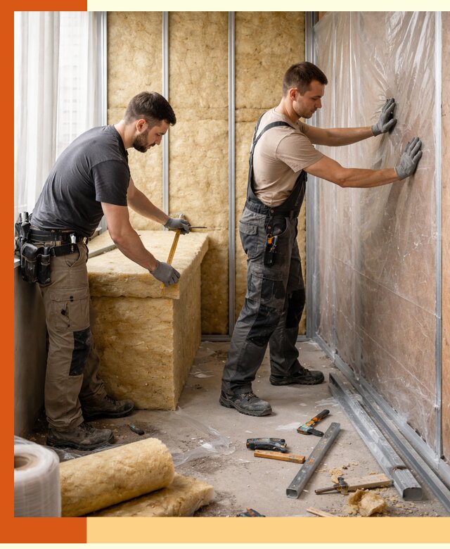 Профессиональное утепление лоджии в Сарапуле эффективно и надежно