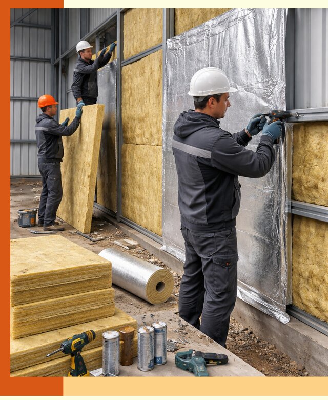 Утепление металлического ангара профессионально в Сарапуле