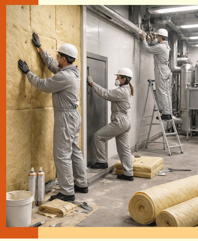 Утепление пищевого цеха под ключ в Сарапуле