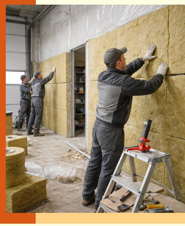 Утепление автосервиса и мастерских в Сарапуле качественно и надёжно