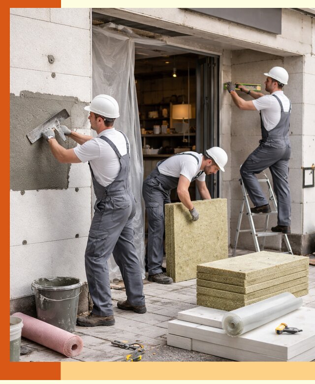 Утепление кафе в Сарапуле: профессиональная теплоизоляция и монтаж