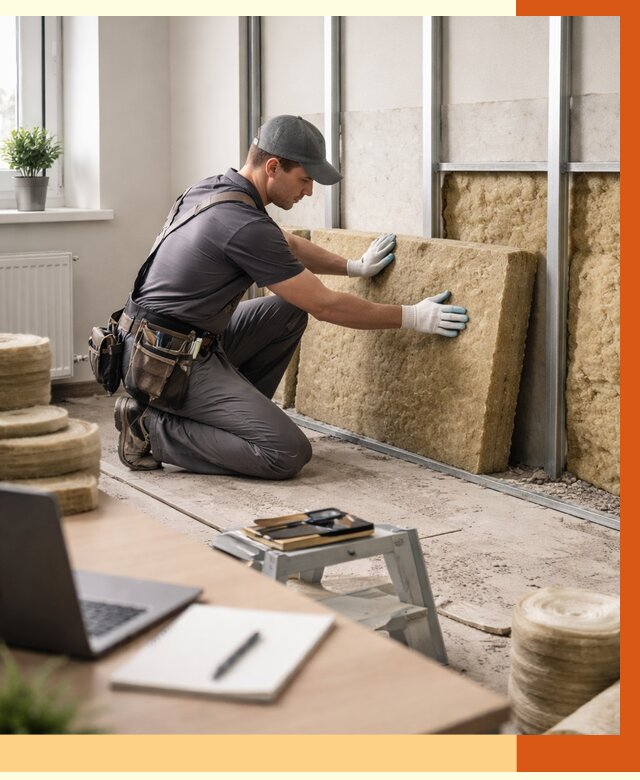 Утепление офиса в Сарапуле от 4646 руб/м2 — комплексное утепление офиса под ключ | ТепломастерСрл