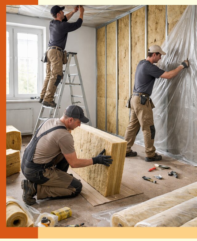 Утепление офисных помещений под ключ в Сарапуле