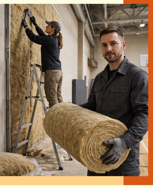 Утепление спортзала в Сарапуле от 7743 руб/м2 — комплексное утепление под ключ | ТепломастерСрл