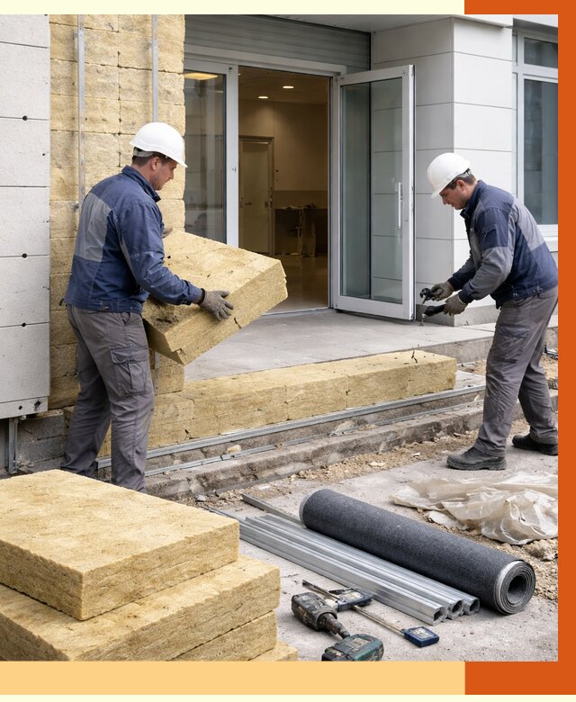 Утепление медицинского центра в Сарапуле под ключ от 12905 руб./м² | ТепломастерСрл