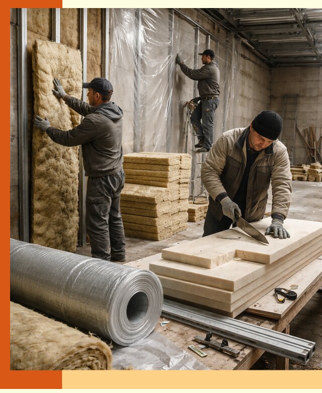 Утепление торгового склада в Сарапуле с энергоэффективными решениями