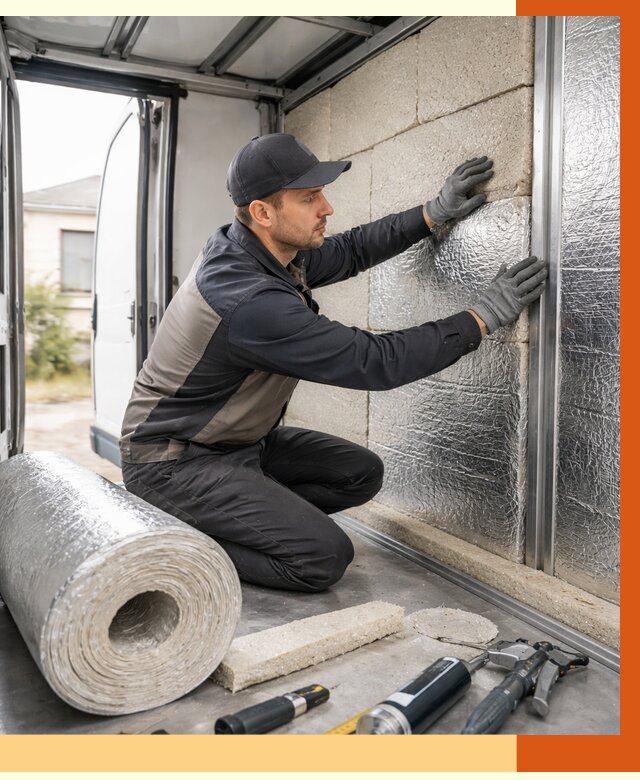 Утепление фургона рефрижератора в Сарапуле от 12905 руб./м² под ключ | ТепломастерСрл