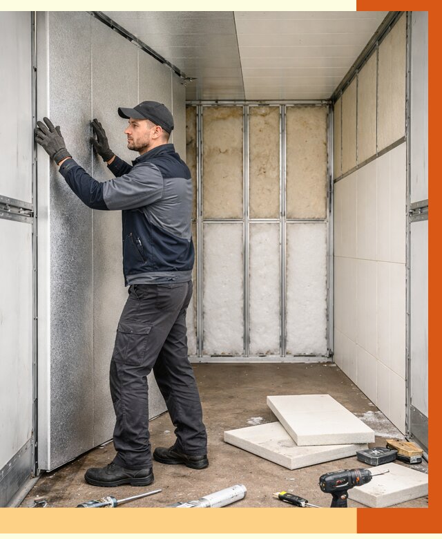 Утепление холодильного кузова в Сарапуле от 13937 руб. под ключ | ТепломастерСрл