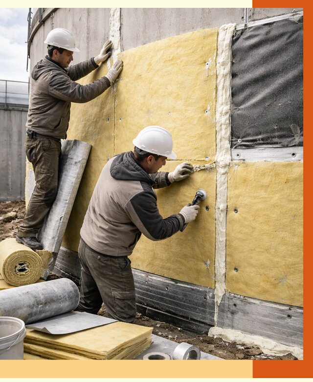 Утепление резервуара в Сарапуле от 28391 руб/м2 — монтаж ППУ и комплекс под ключ | ТепломастерСрл