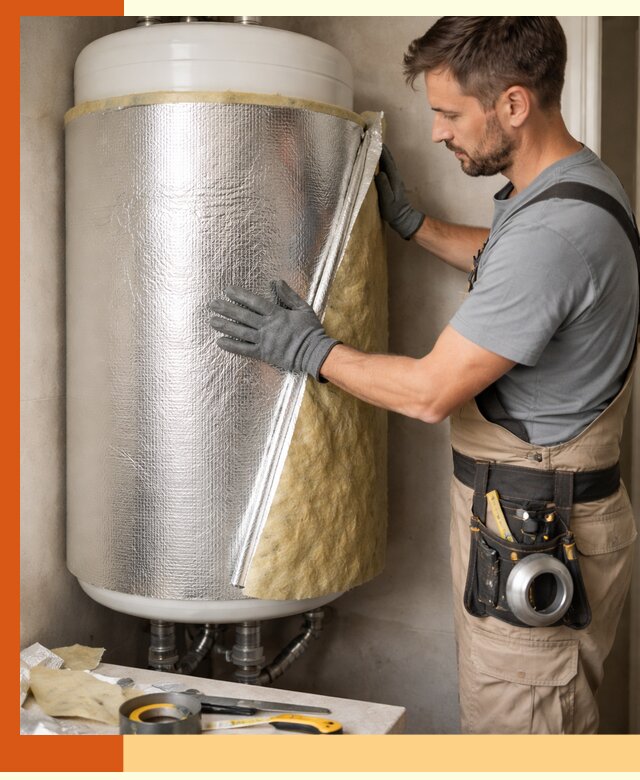 Утепление бойлера в Сарапуле для снижения теплопотерь и экономии энергии