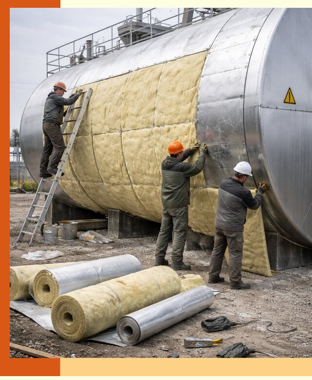 Утепление резервуаров с топливом в Сарапуле надежно и экономично