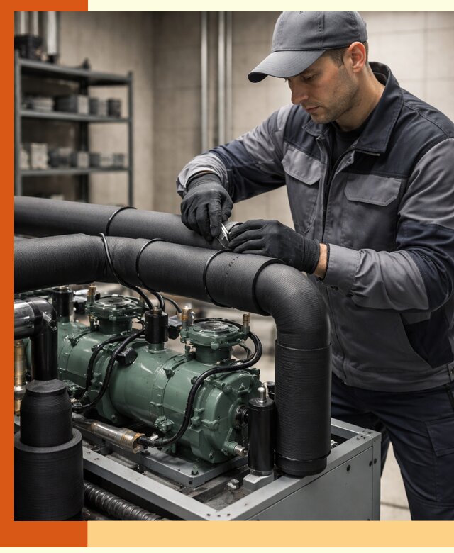 Утепление холодильного агрегата и теплоизоляция в Сарапуле