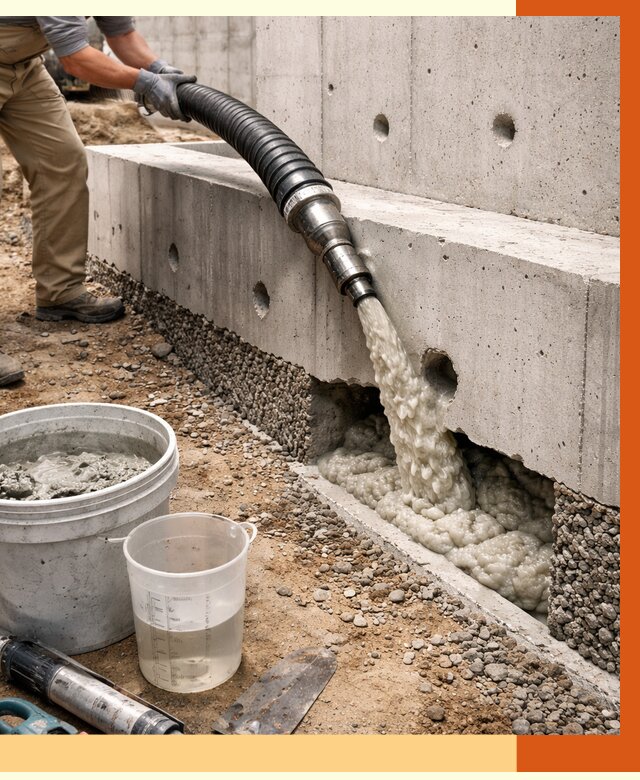 Заполнение полостей фундамента в Сарапуле от 7020 руб. под ключ | ТепломастерСрл