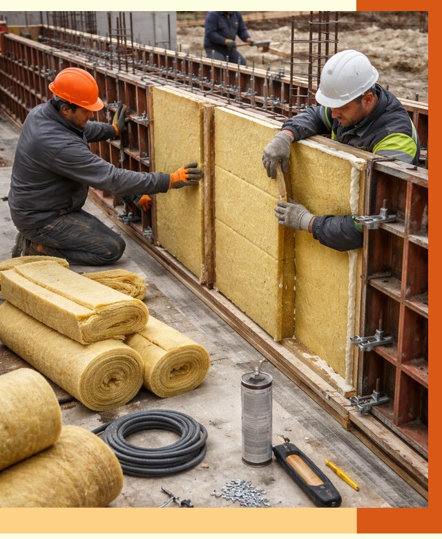 Теплоизоляция опалубки в Сарапуле от 7433 руб. за м2 — услуги и монтаж | ТепломастерСрл