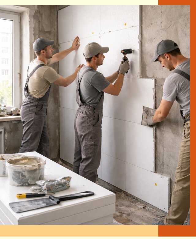 Утепление пенопластом домов и стен в Сарапуле от 1910 руб. — ТепломастерСрл