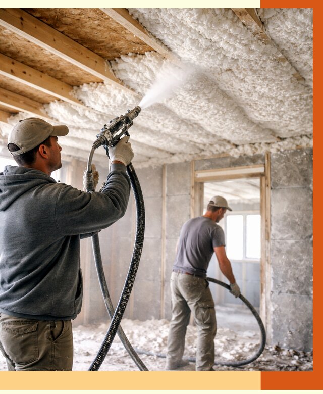 Утепление пеноизолом в Сарапуле от 1652 руб./м2 под ключ | ТепломастерСрл