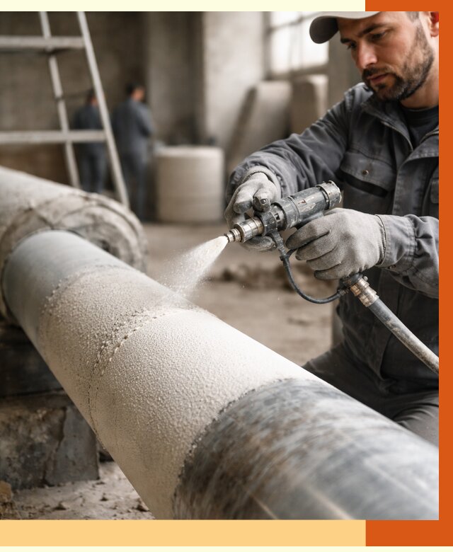 Утепление труб жидкой теплоизоляцией в Сарапуле от 7743 руб. под ключ | ТепломастерСрл