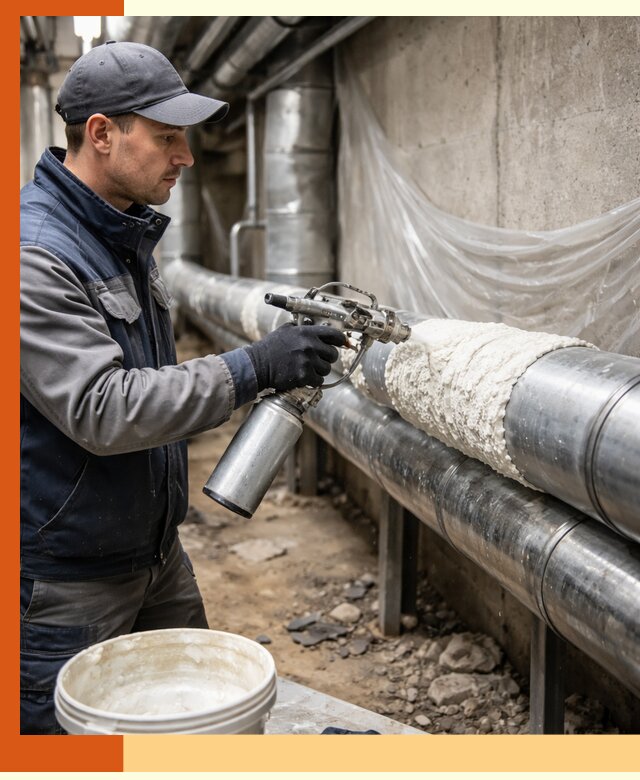 Утепление труб жидкой теплоизоляцией в Сарапуле