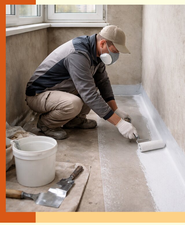 Утепление балкона жидкой теплоизоляцией в Сарапуле