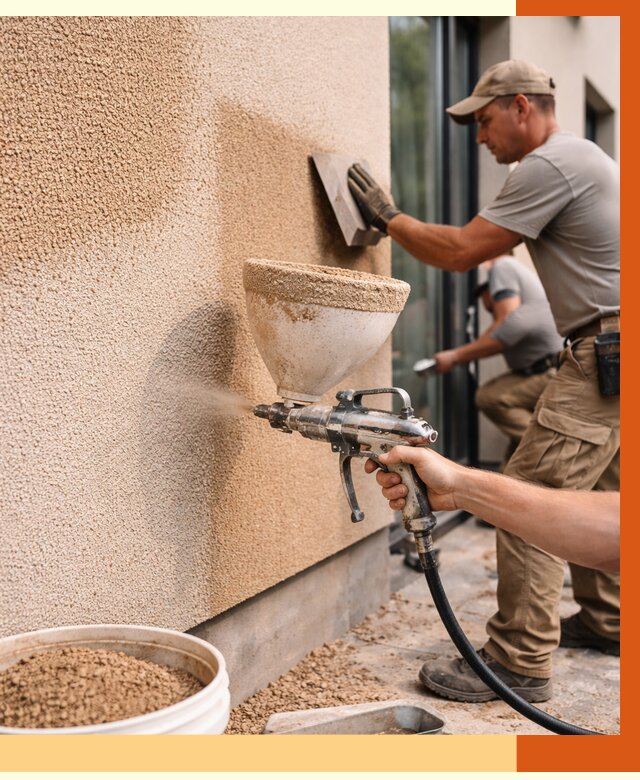 Утепление фасада жидкой пробкой в Сарапуле от 4956 руб./м² под ключ | ТепломастерСрл