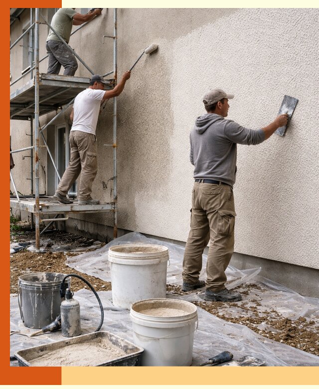 Утепление фасада жидкой пробкой в Сарапуле