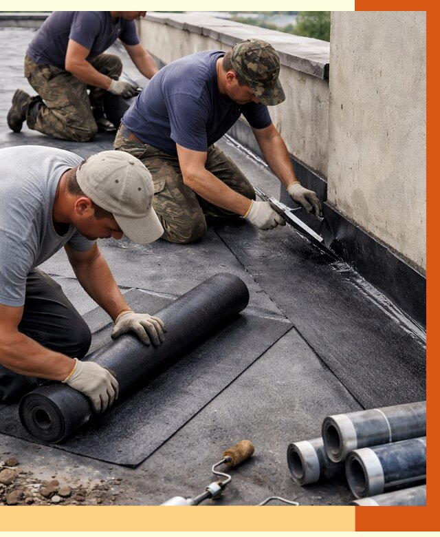 Гидроизоляция кровли в Сарапуле от 4646 руб. — профессиональная гидроизоляция крыши | ТепломастерСрл