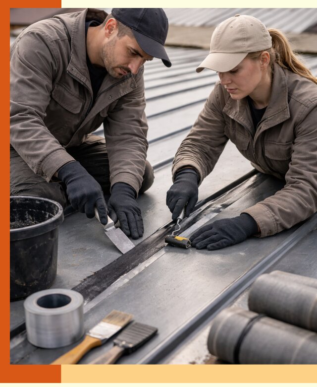 Гидроизоляция фальцевой кровли в Сарапуле качественно и надежно