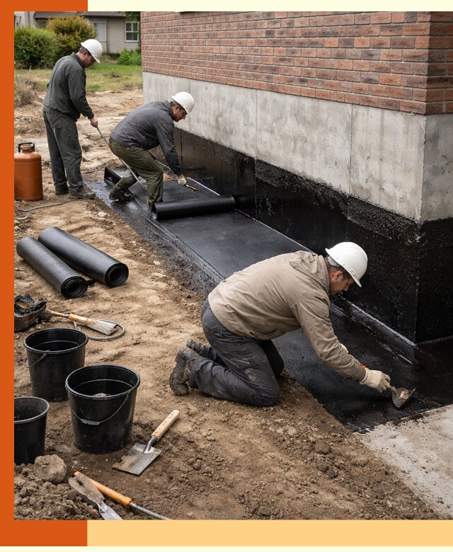 Гидроизоляция фундамента в Сарапуле: надежная защита строений