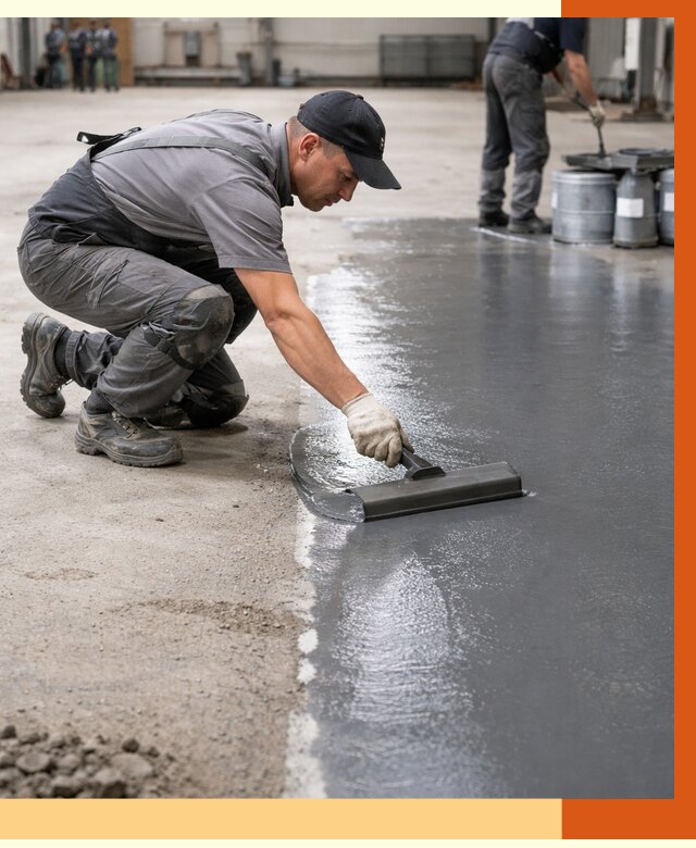 Гидроизоляция промышленного пола в Сарапуле от 1239 руб./м2 — ТепломастерСрл специалисты под ключ