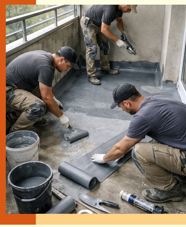 Гидроизоляция балкона в Сарапуле: надежная защита от протечек