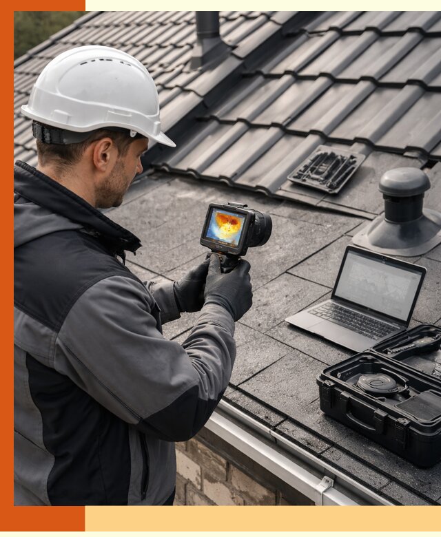 Тепловизионное обследование кровли в Сарапуле для выявления дефектов
