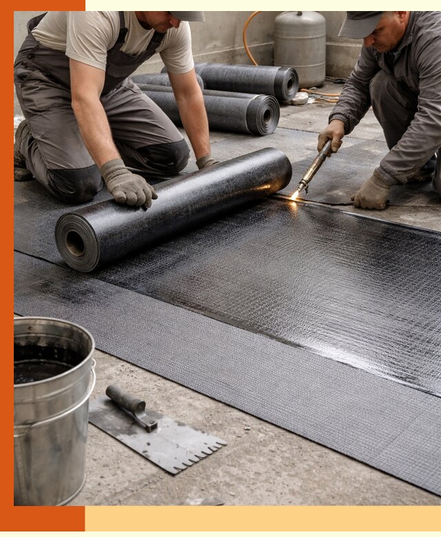 Монтаж гидроизоляционной мембраны в Сарапуле для зданий и конструкций