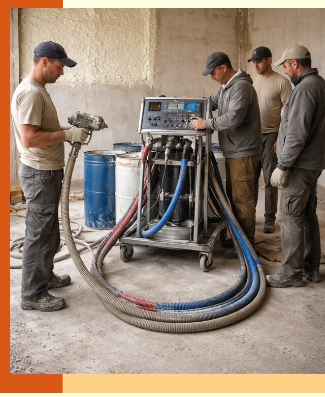 Аренда установки для напыления ППУ в Сарапуле на выгодных условиях